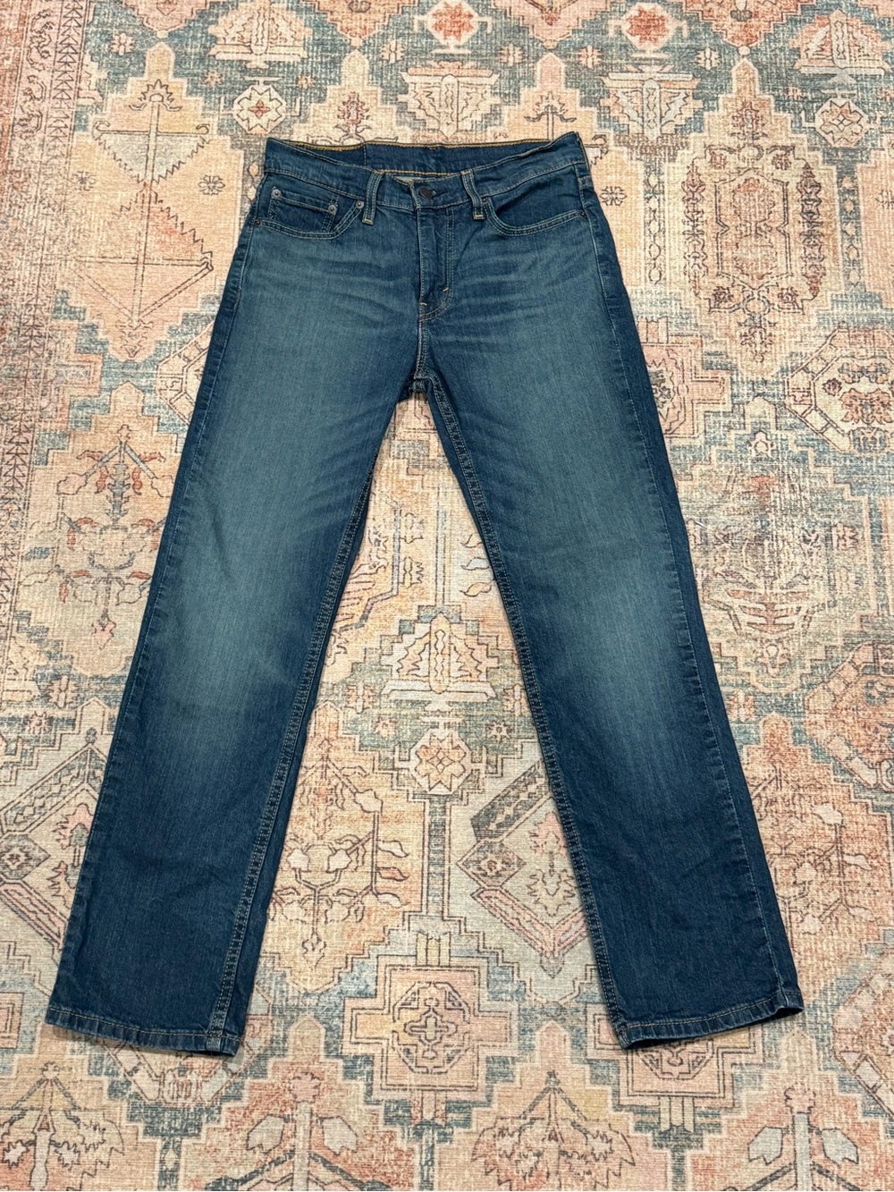 Levi's Mid Blue Straight Jeans